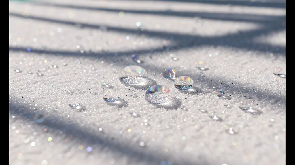Rayons UV se réfléchissant sur le sable blanc et l'eau cristalline des Caraïbes