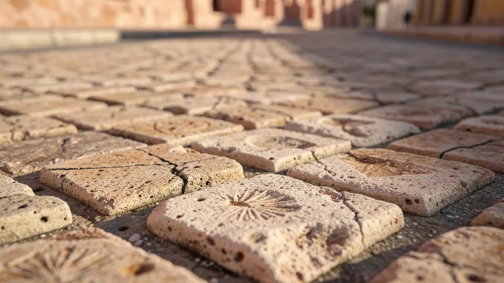 Rues pavées de la Zone Coloniale montrant l'organisation géométrique du plan Ovando