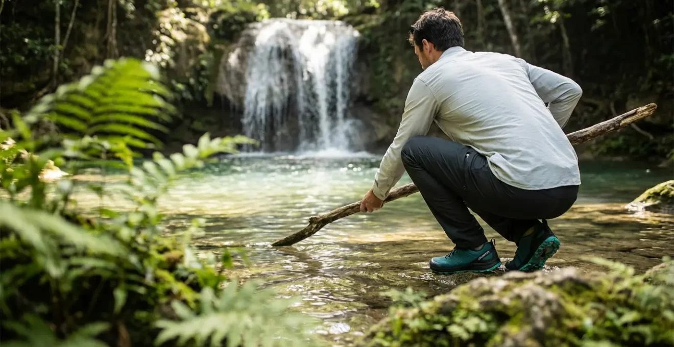 Évaluation sécuritaire d'un bassin de cascade en République dominicaine