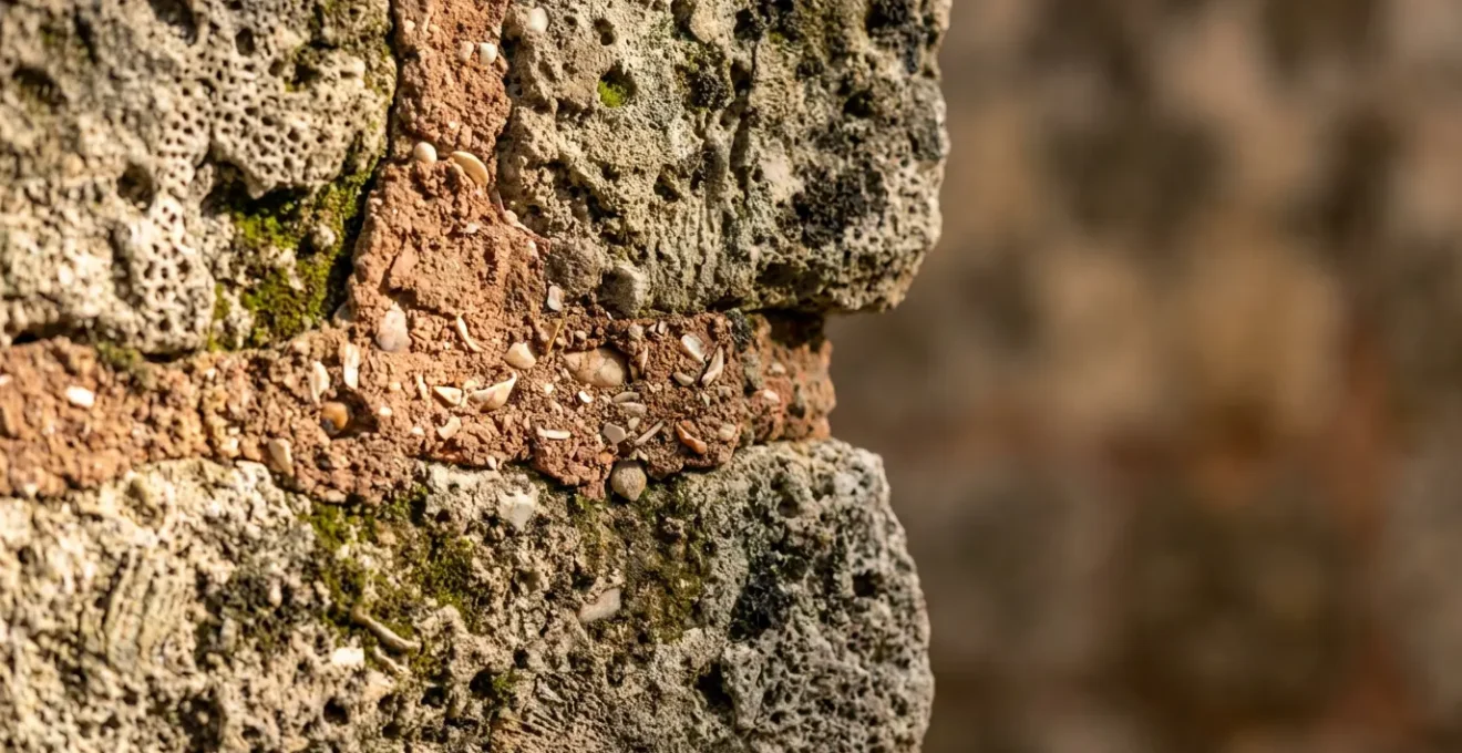 Détails architecturaux montrant l'influence africaine dans les techniques de construction coloniales